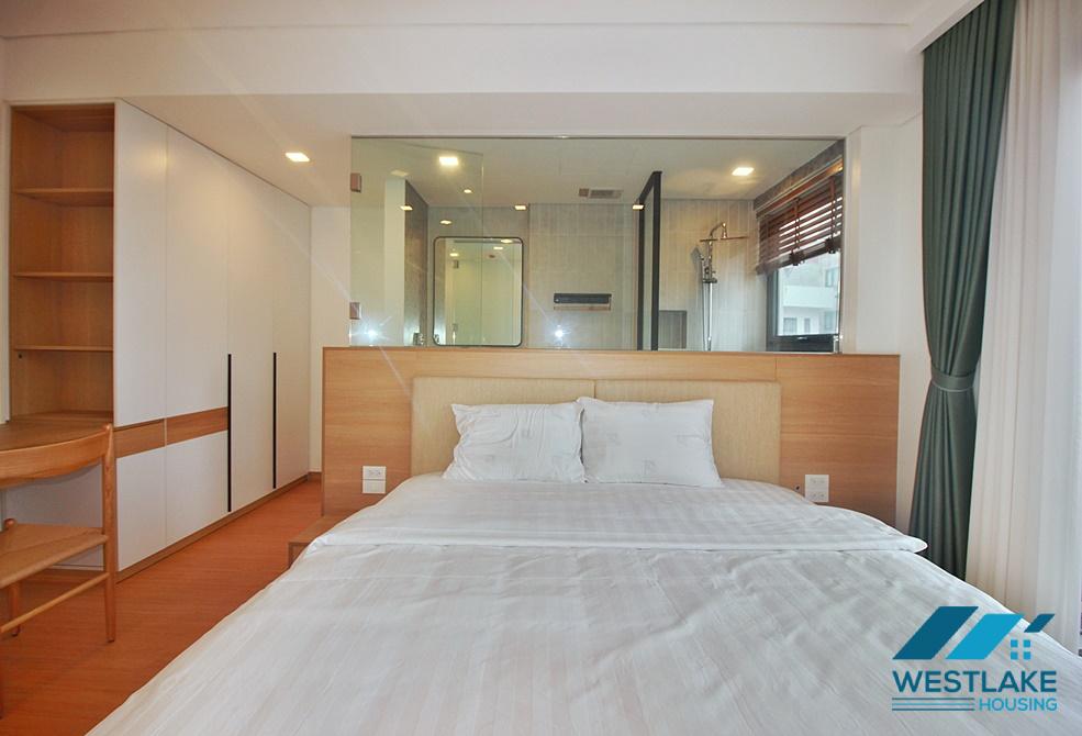 Brand new 02 bedrooms apartment for rent on Xuan Dieu street, Tay Ho, Ha Noi