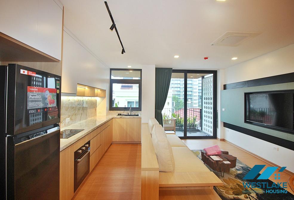 Brand new 02 bedrooms apartment for rent on Xuan Dieu street, Tay Ho, Ha Noi