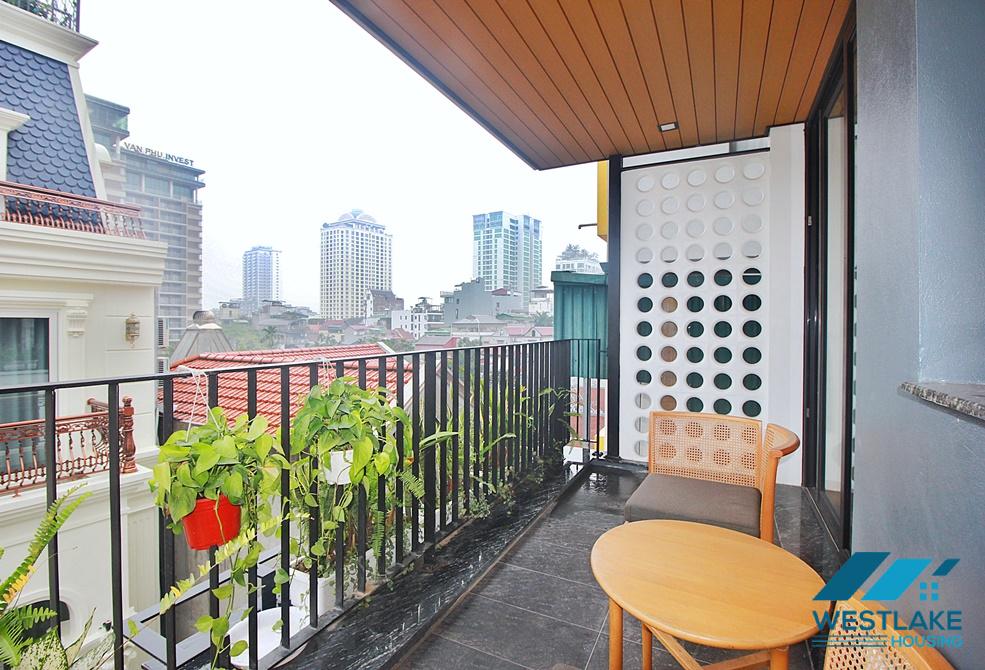 Brand new 02 bedrooms apartment for rent on Xuan Dieu street, Tay Ho, Ha Noi