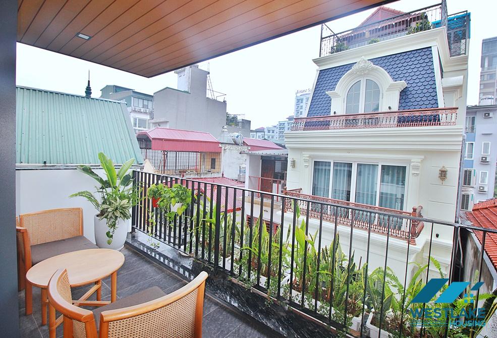 Brand new 02 bedrooms apartment for rent on Xuan Dieu street, Tay Ho, Ha Noi