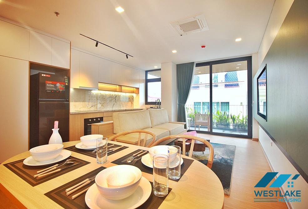 Brand new 02 bedrooms apartment for rent on Xuan Dieu street, Tay Ho, Ha Noi