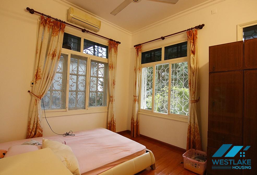 A 3 bedroom house with nice yard for rent in Thuy khue