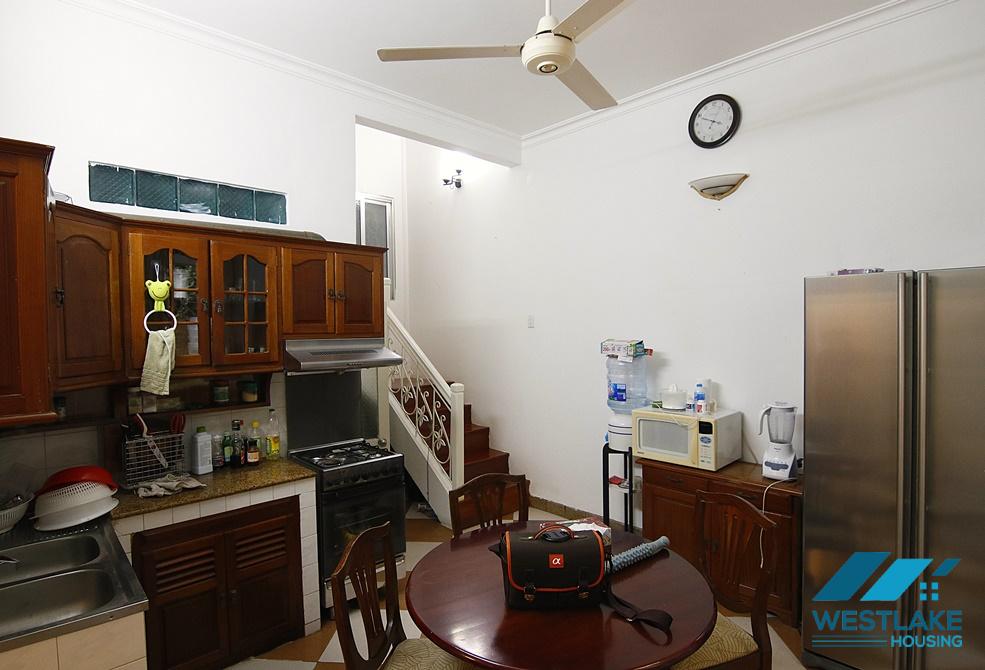 A 3 bedroom house with nice yard for rent in Thuy khue