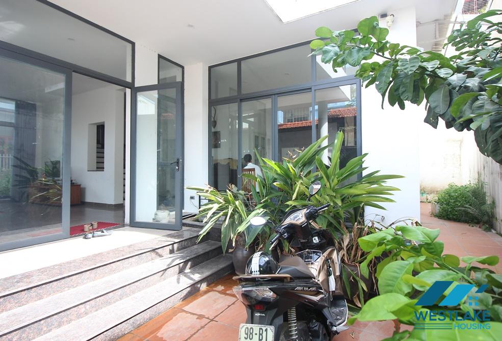 A new house in Thuy khue for rent with 4 bedrooms