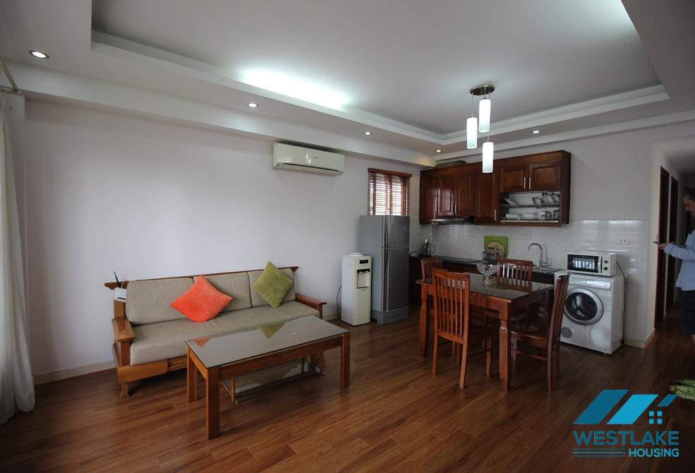 Affordable price and spacious one bedroom apartment for rent in Truc Bach area, Ba Dinh, Ha Noi