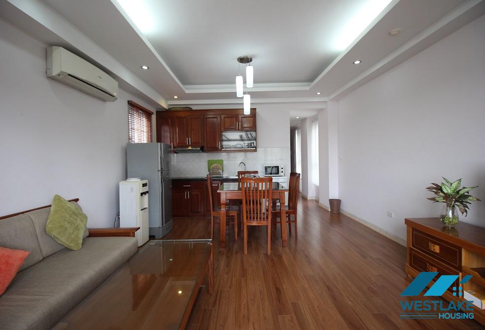 Affordable price and spacious one bedroom apartment for rent in Truc Bach area, Ba Dinh, Ha Noi