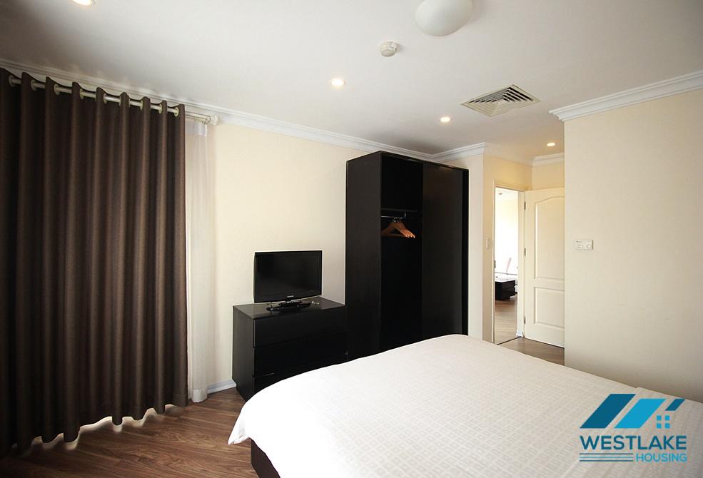 A high-end spacious two-bedroom apartment with free luxury services in Truc Bach area, Ba Dinh