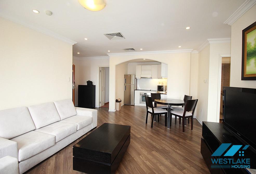 A high-end spacious two-bedroom apartment with free luxury services in Truc Bach area, Ba Dinh