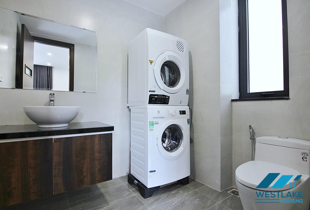 Large balcony and spacious one bedroom apartment for rent in in Dang Thai Mai area, Tay Ho, Ha Noi