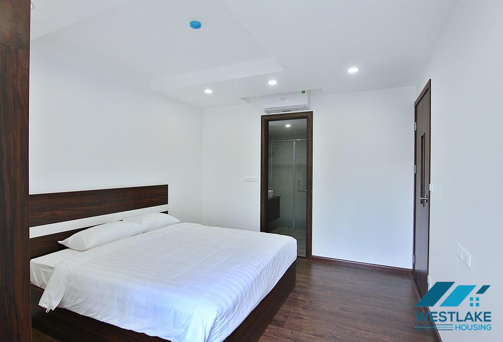 Large balcony and spacious one bedroom apartment for rent in in Dang Thai Mai area, Tay Ho, Ha Noi