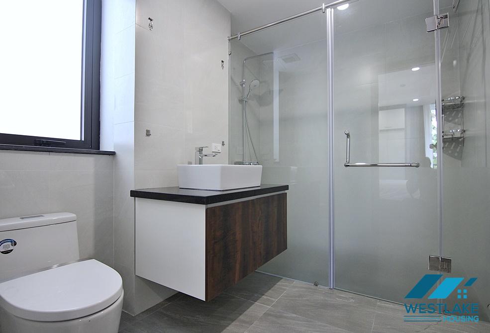 Large balcony and spacious one bedroom apartment for rent in in Dang Thai Mai area, Tay Ho, Ha Noi