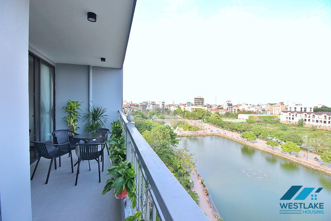 Cho Thuê Căn Hộ 2 Phòng Ngủ Mới Đẹp Hiện Đại, Ban Công Rộng Thoáng View Hồ Tại Phố Trịnh Công Sơn, Tây Hồ, Hà Nội