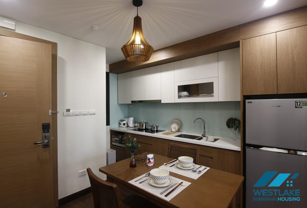 A charming elegant one bedroom apartment for rent on Lieu Giai street, Ba Dinh, Ha Noi