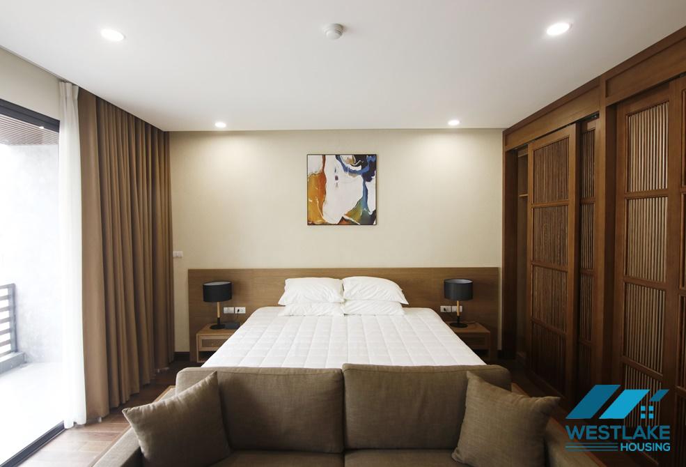 A charming elegant one bedroom apartment for rent on Lieu Giai street, Ba Dinh, Ha Noi