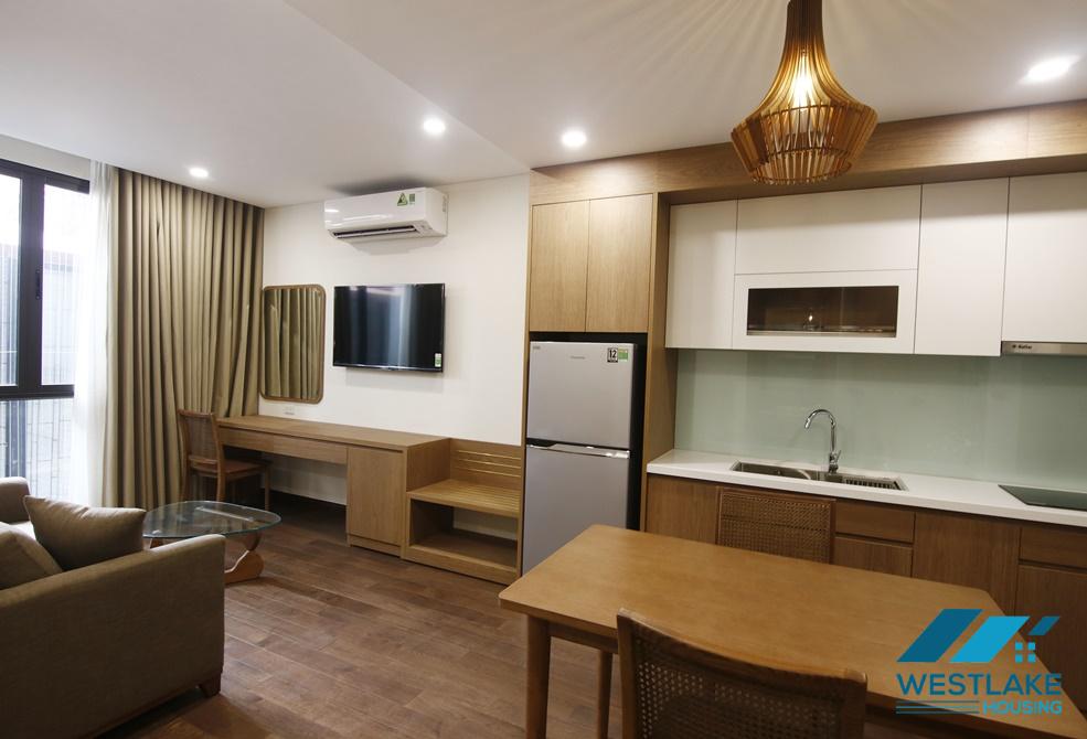 An excellent quality studio apartment for rent on Lieu Giai street, Ba Dinh, Ha Noi