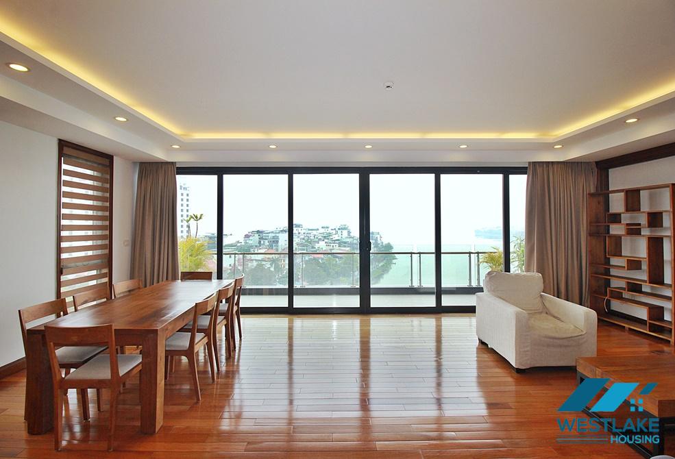 Căn Hộ Dịch Vụ View Hồ Tuyệt Đẹp Cho Thuê Tại Phố Xuân Diệu, Tây Hồ, Hà Nội