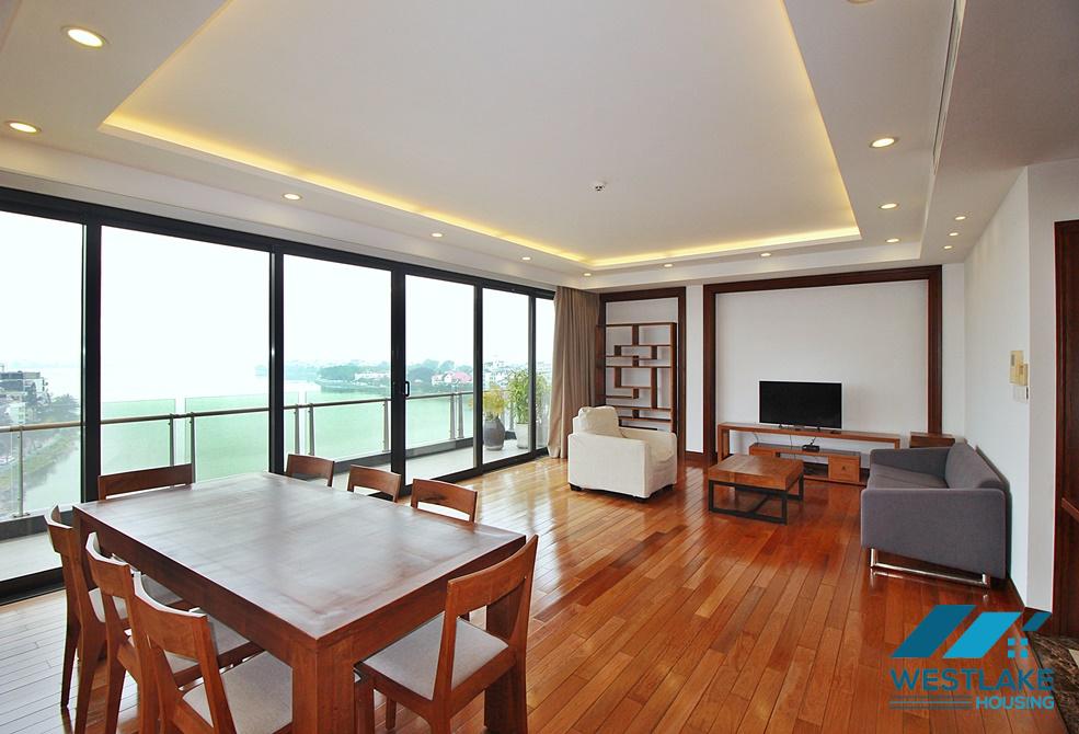 Căn Hộ Dịch Vụ View Hồ Tuyệt Đẹp Cho Thuê Tại Phố Xuân Diệu, Tây Hồ, Hà Nội