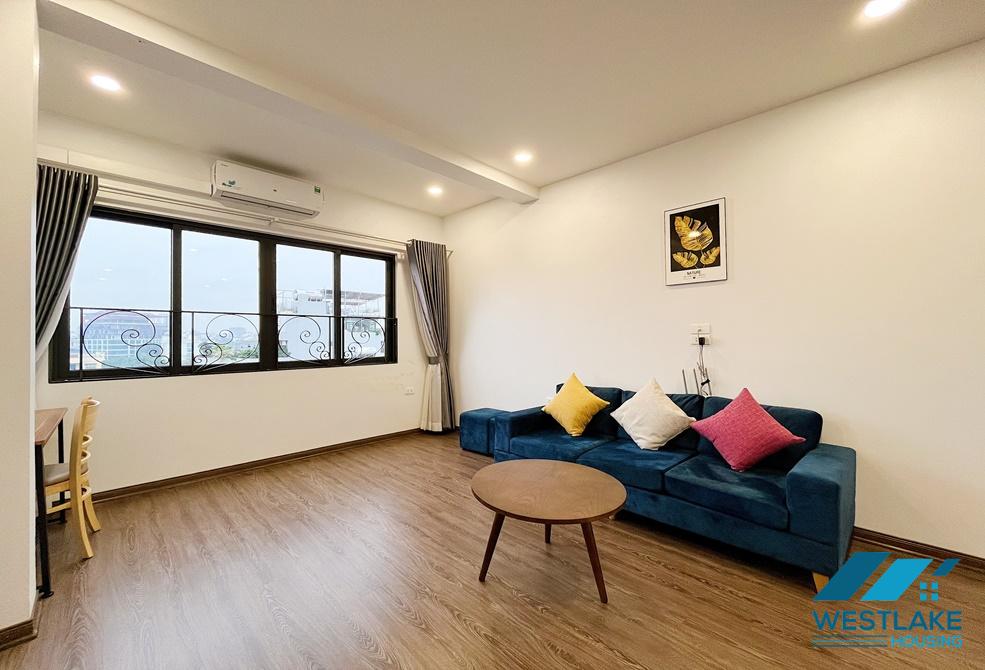 Bright and spacious one bedroom apartment for rent on Trinh Cong Son street, Tay Ho, Ha Noi