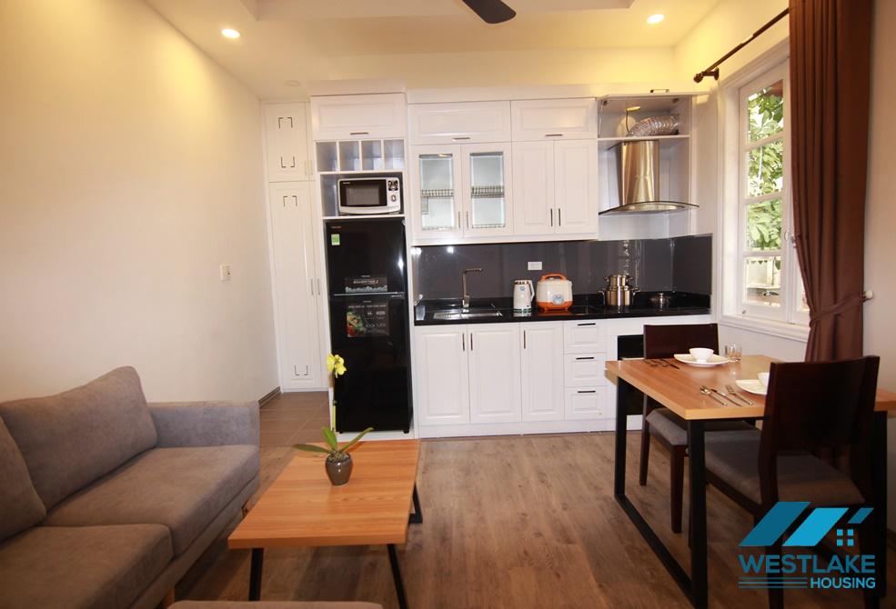 Nice one bedroom apartment for rent on To Ngoc Van street, Tay Ho district, Ha Noi