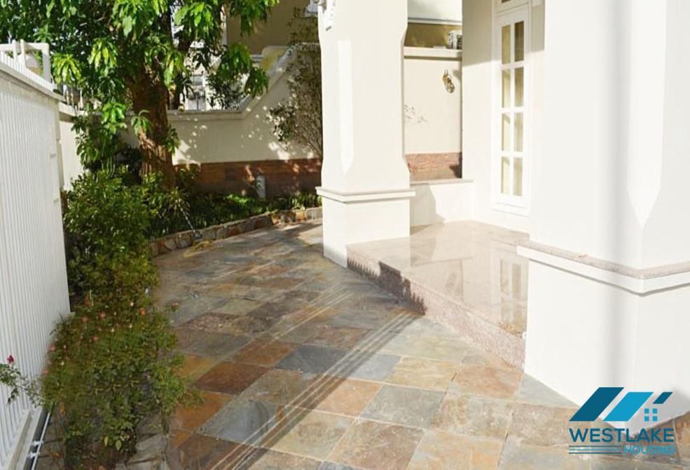 Gorgeous fully funished 5 bedrooms villa for rent in the heart of Ciputra, Tay Ho, Hanoi