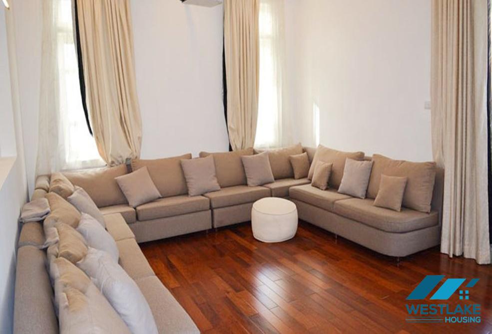 Gorgeous fully funished 5 bedrooms villa for rent in the heart of Ciputra, Tay Ho, Hanoi