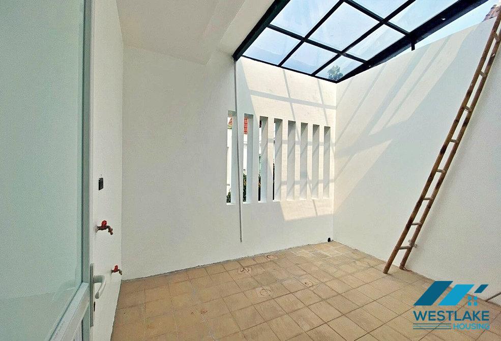 Newly renovated house with back yard and garage for rent in Ciputra, Tay Ho, Ha Noi