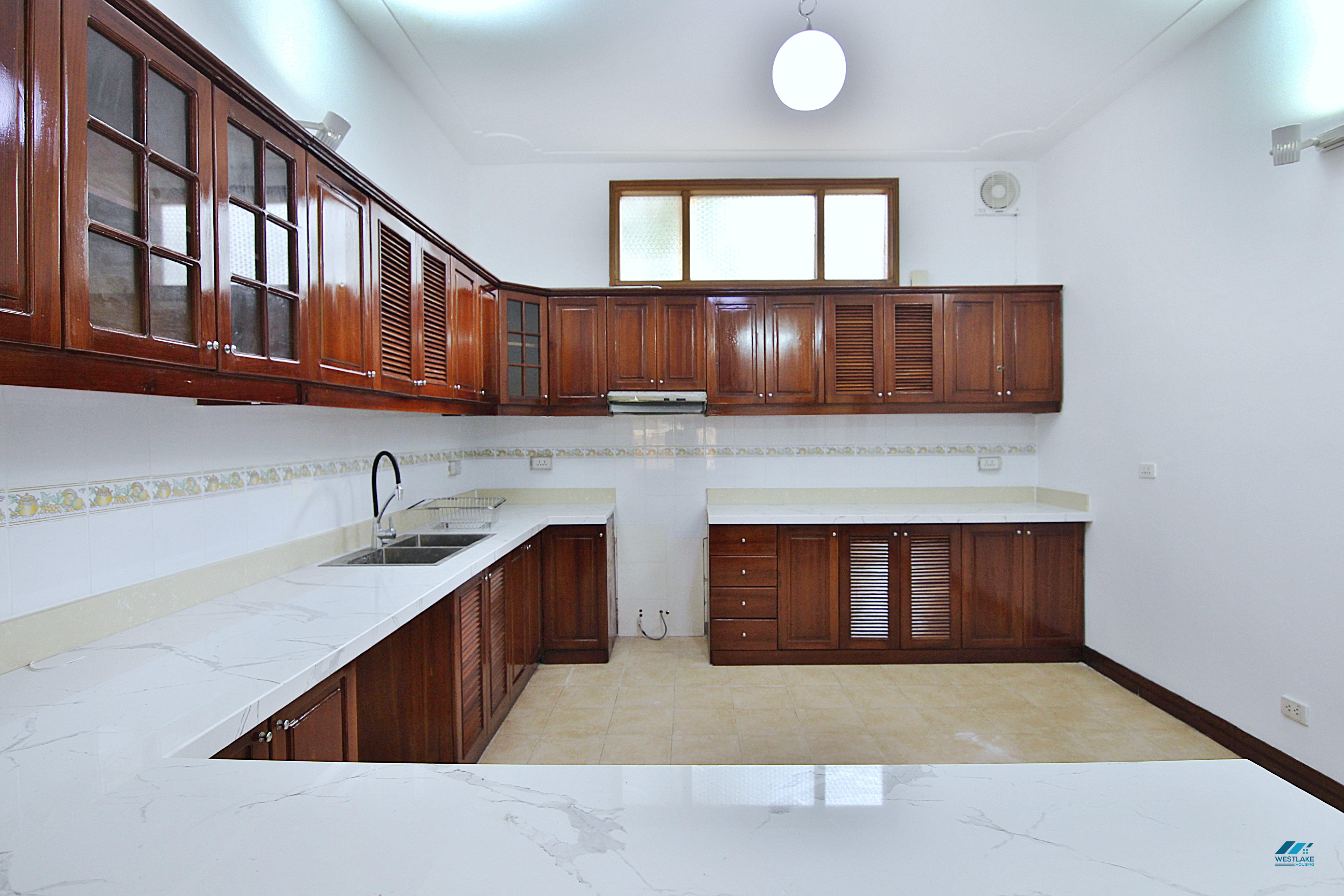 Large five bedrooms house with big yard and private swimming pool for rent in Tay Ho, Ha Noi