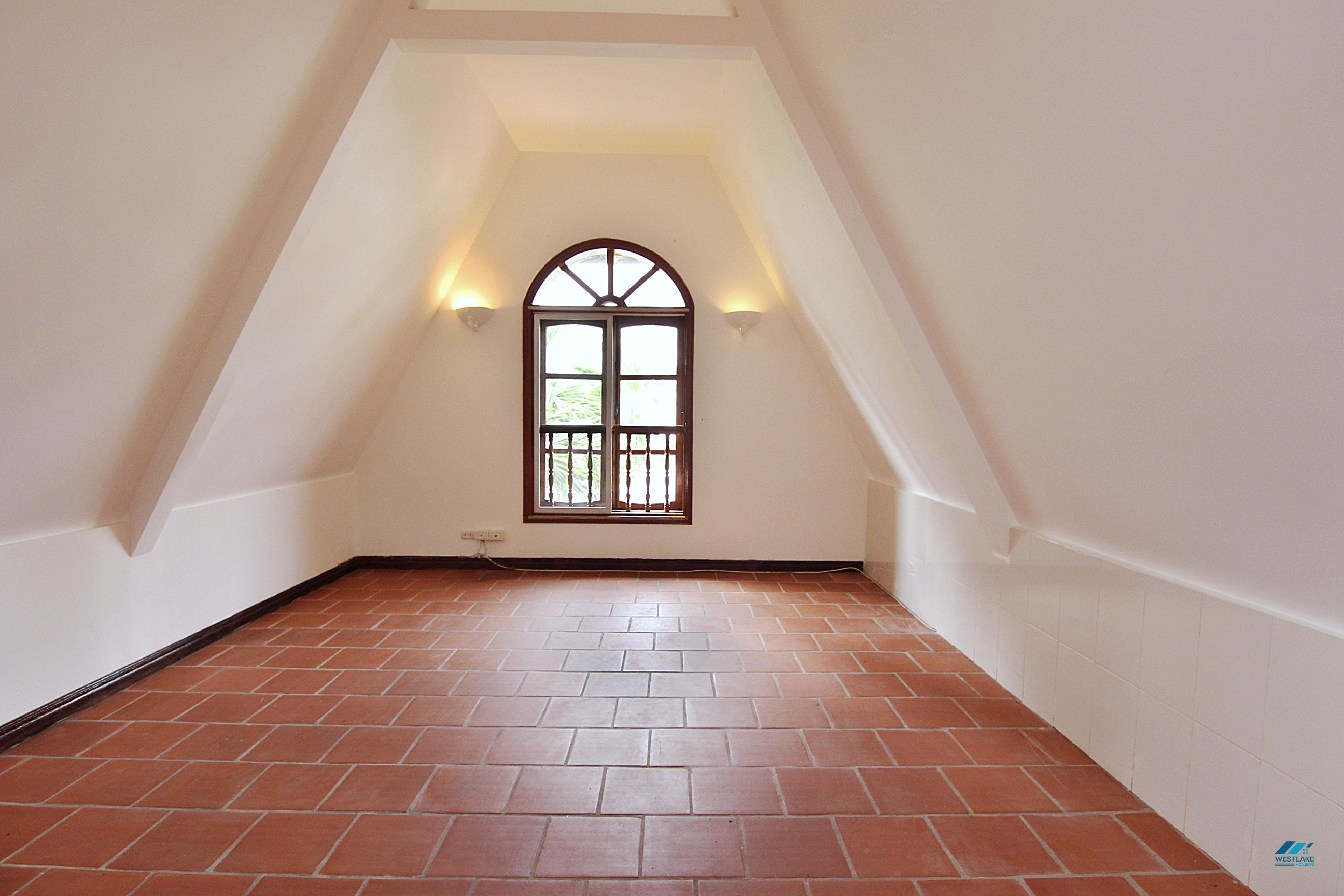 Large five bedrooms house with big yard and private swimming pool for rent in Tay Ho, Ha Noi