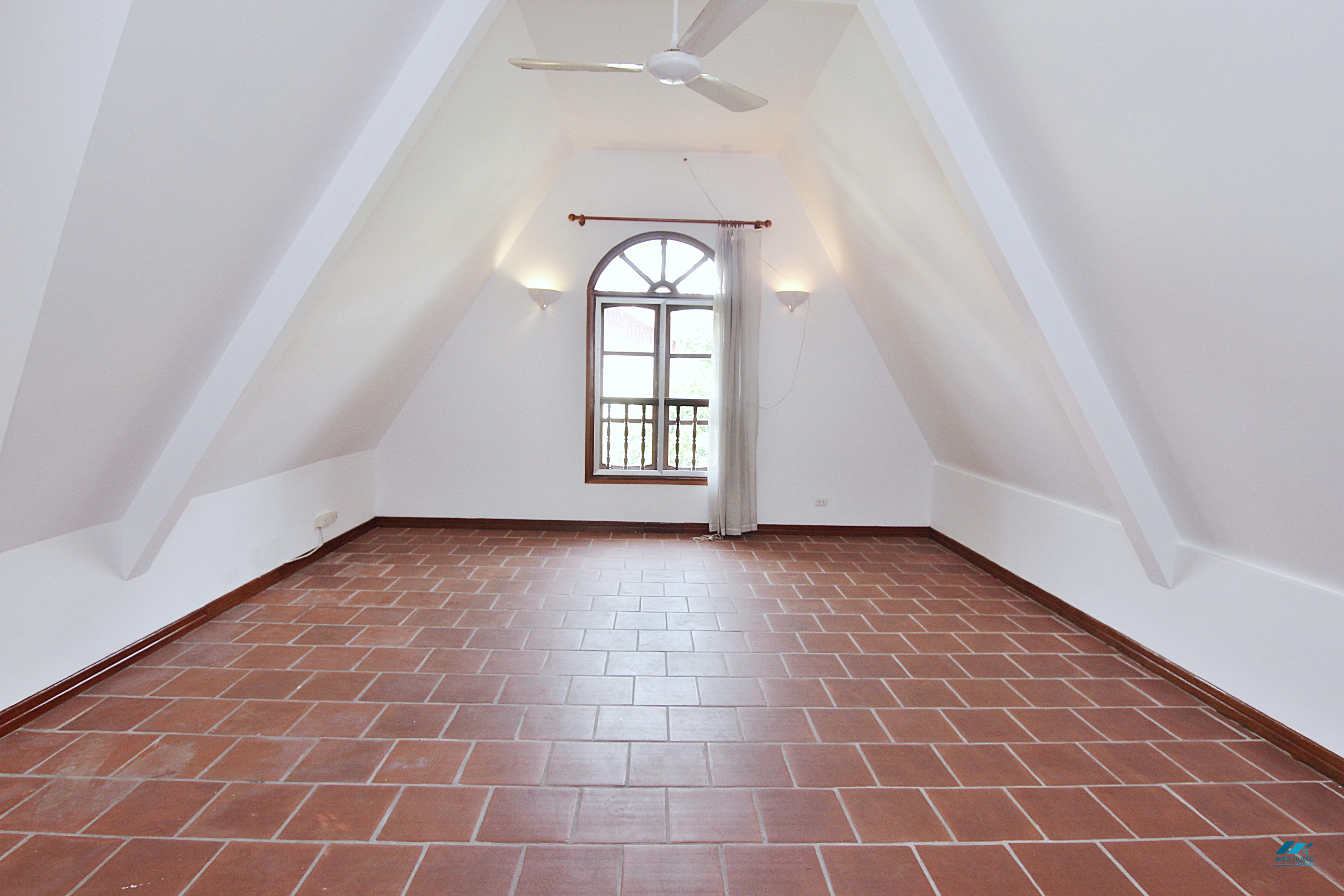 Large five bedrooms house with big yard and private swimming pool for rent in Tay Ho, Ha Noi