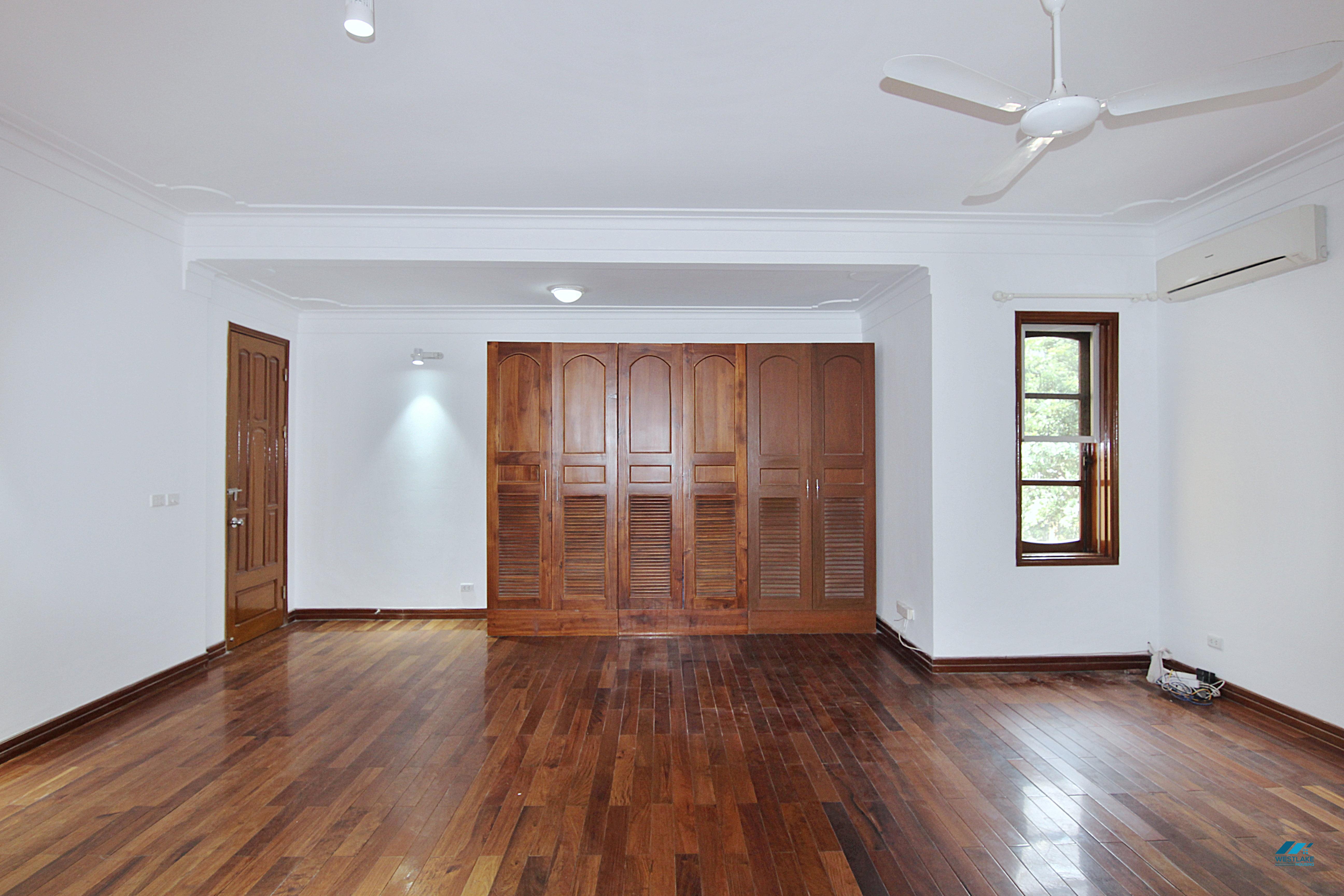 Large five bedrooms house with big yard and private swimming pool for rent in Tay Ho, Ha Noi