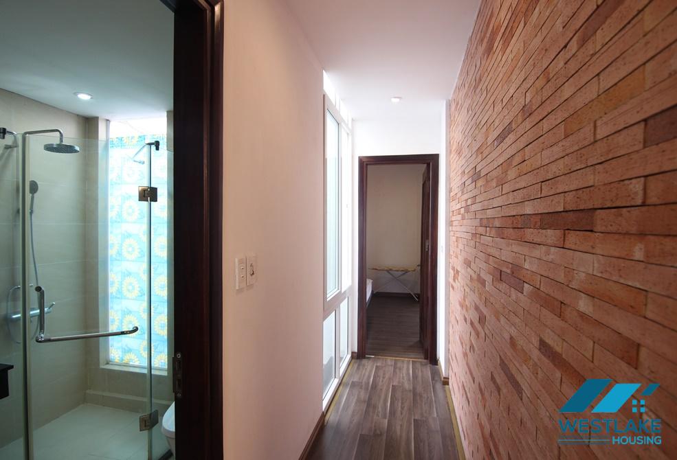 Cosy one bedroom apartment with large balcony for rent in Tay Ho, Ha Noi