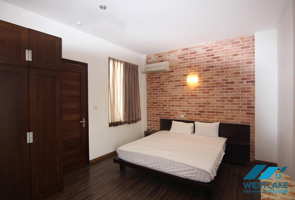 Cosy one bedroom apartment with large balcony for rent in Tay Ho, Ha Noi