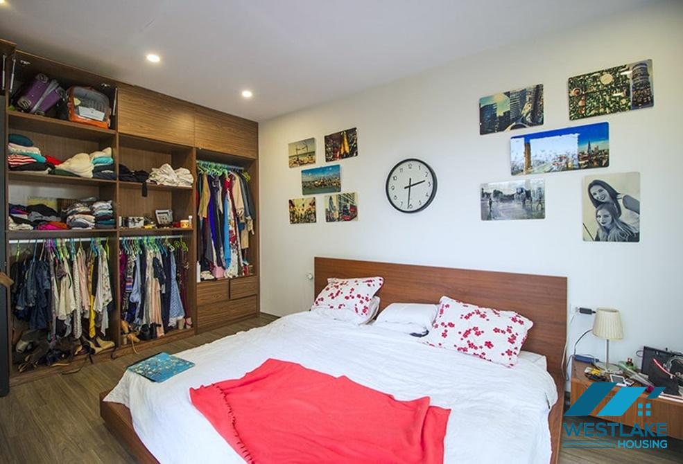 Bright one bedroom apartment with large balcony for rent in Dang Thai Mai area, Tay Ho, Ha Noi