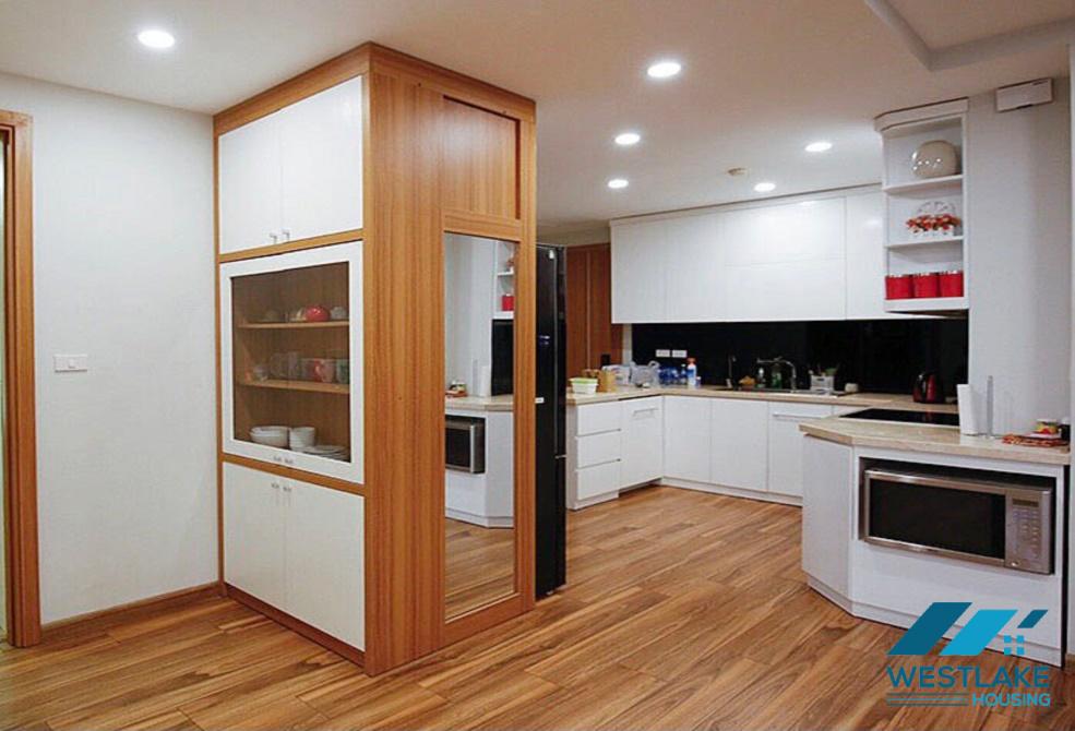 High floor three bedroom apartment for rent in Ciputra, Tay Ho, Ha Noi