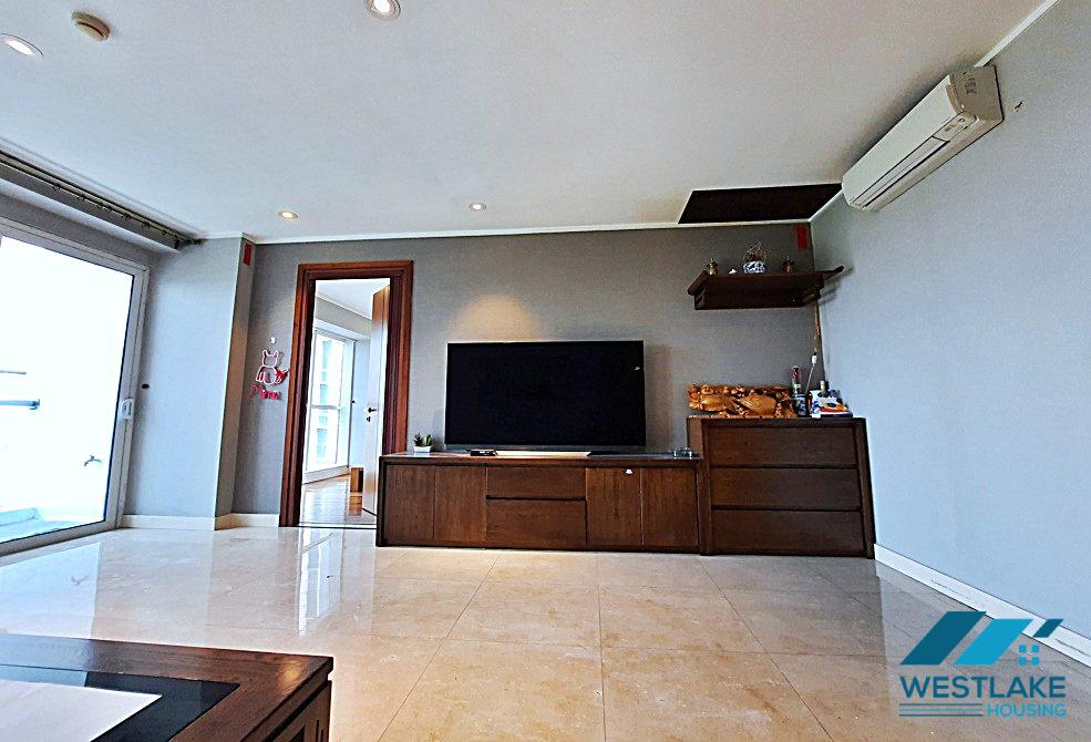 154spm - Apartment with three bedroom for rent in Ciputra L Tower, Tay Ho, Ha Noi