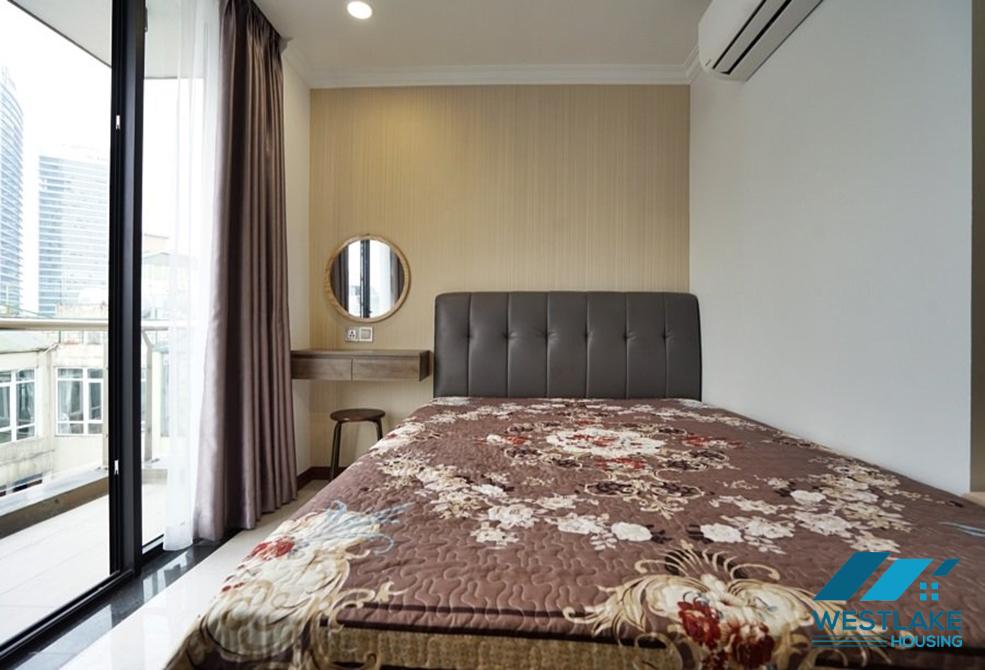 A spacious 02 bedrooms apartment on high floor in Truc Bach area, Ba Dinh, Ha Noi for rent
