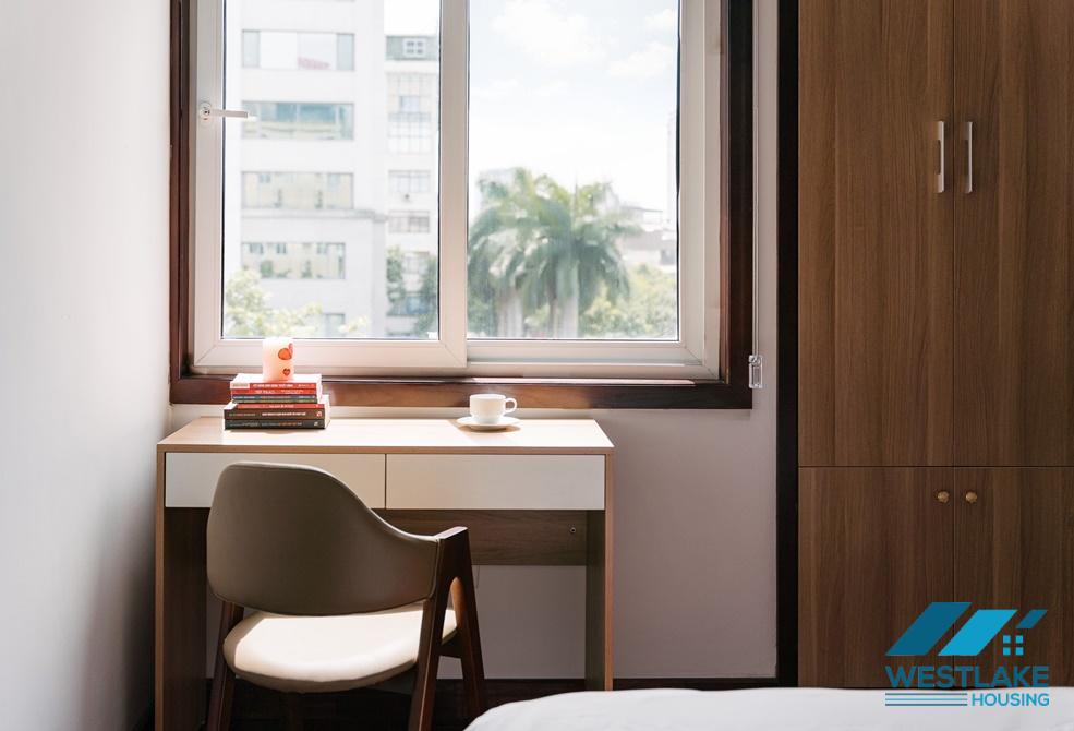 A pretty 2 bedrooms apartment for rent on Kim Ma street, Ba Dinh, Ha Noi