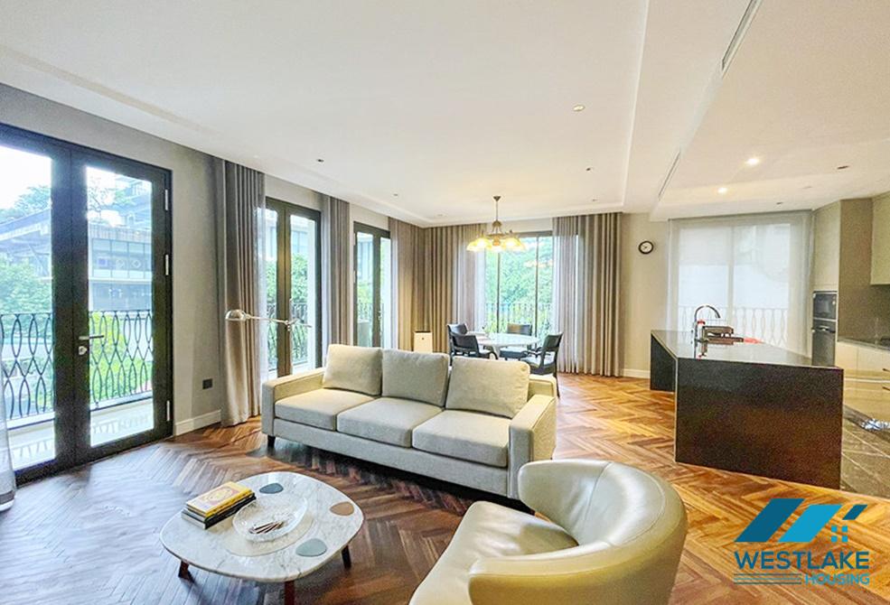 A brand new and modern 3 bedroom apartment for rent in Tay Ho, Ha Noi