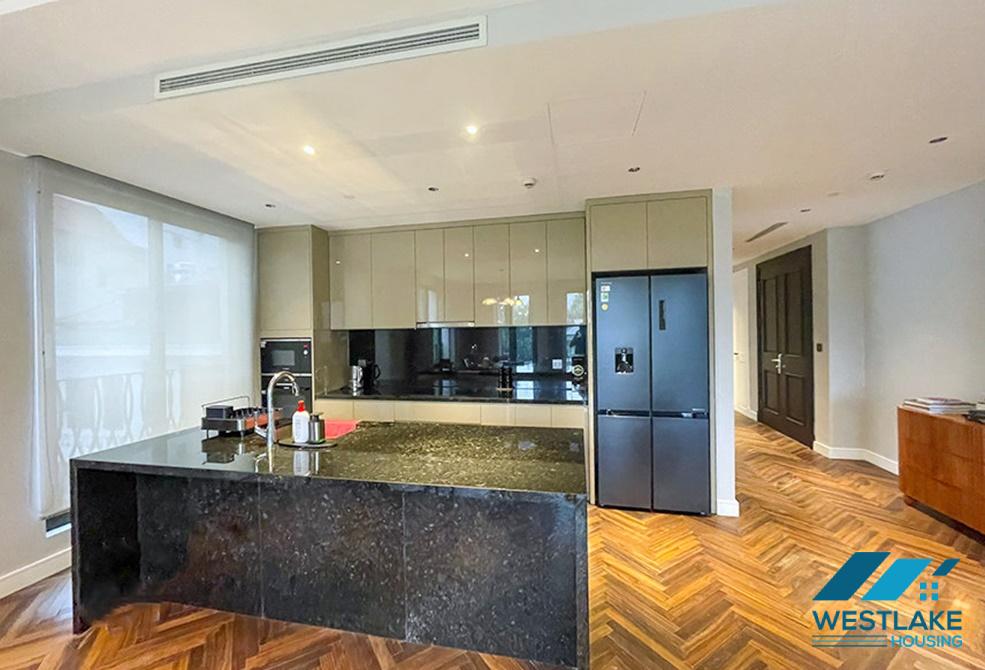 A brand new and modern 3 bedroom apartment for rent in Tay Ho, Ha Noi