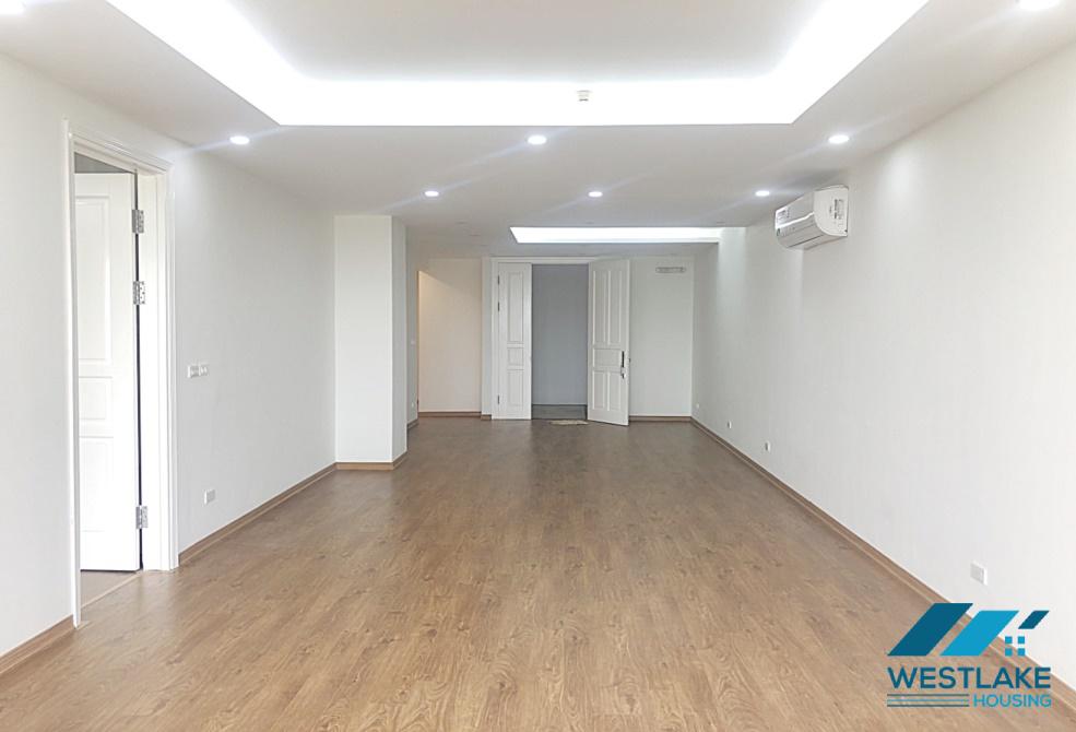 Unfurnished 3 bedrooms apartment for rent in P1 building, Ciputra, Tay Ho