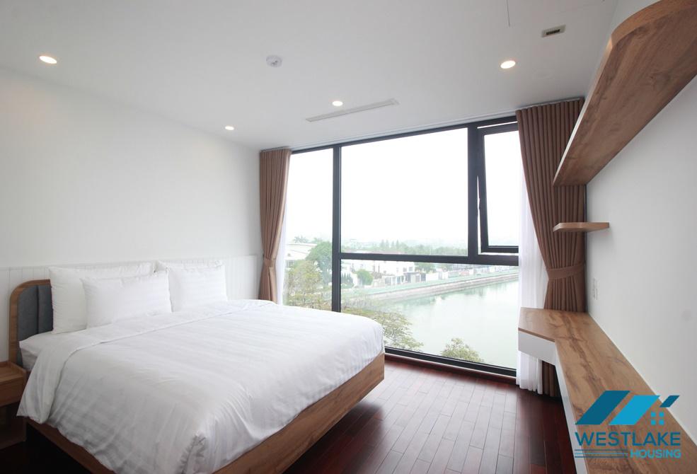 Beautiful 02 bedrooms apartment with amazing lake view for rent in Tay Ho, Ha Noi