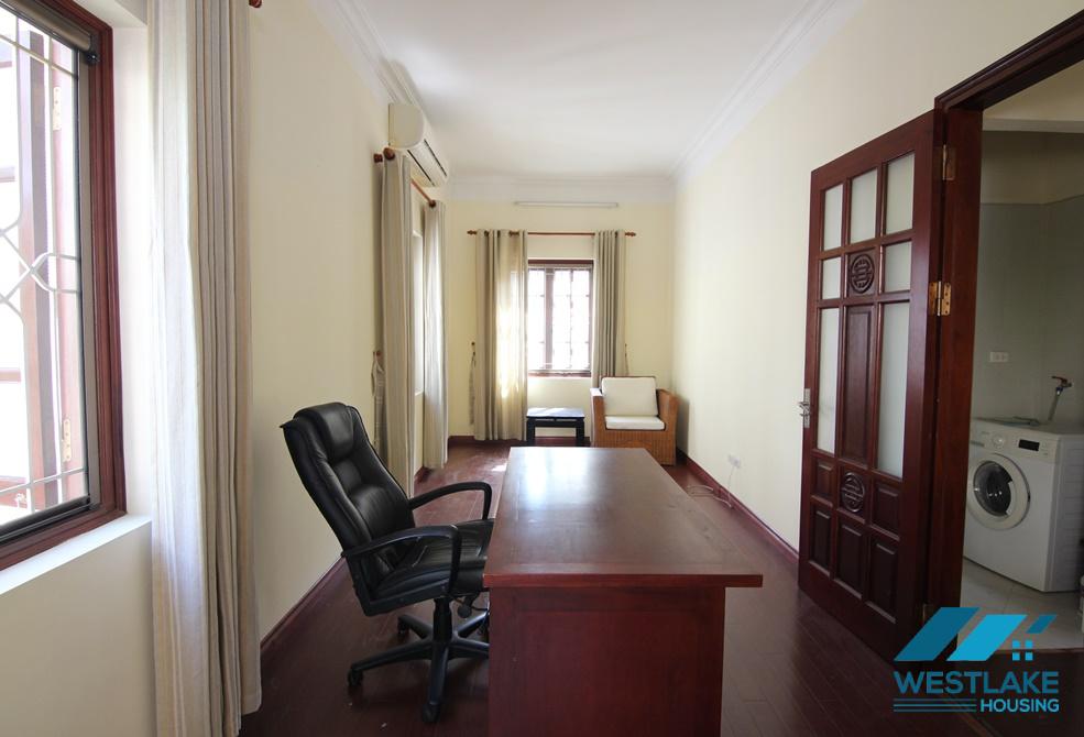 A lovely house with courtyard for rent in Tay Ho, Ha Noi