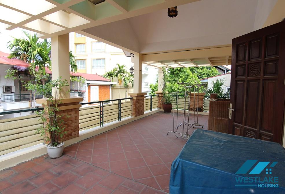 A lovely house with courtyard for rent in Tay Ho, Ha Noi