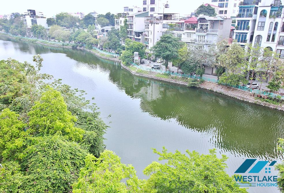 Lake view and brand new one bedroom apartment for rent in Vu Mien st, Tay Ho
