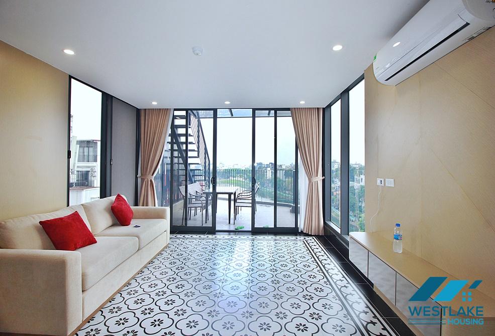 Brand new 02 bedrooms duplex apartment for rent on Vu Mien street, Tay Ho, Ha Noi