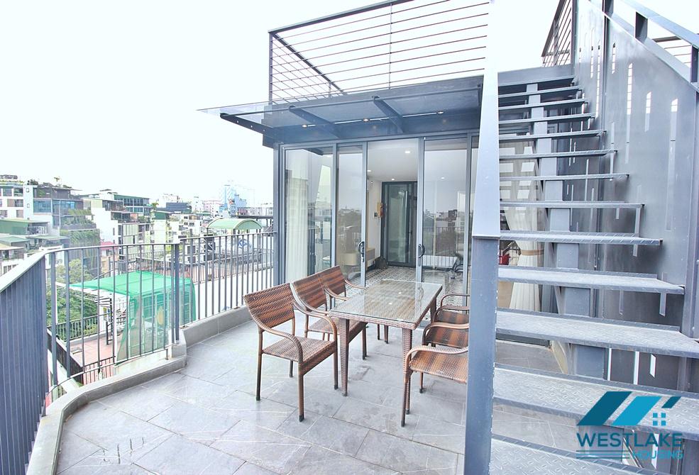 Brand new 02 bedrooms duplex apartment for rent on Vu Mien street, Tay Ho, Ha Noi