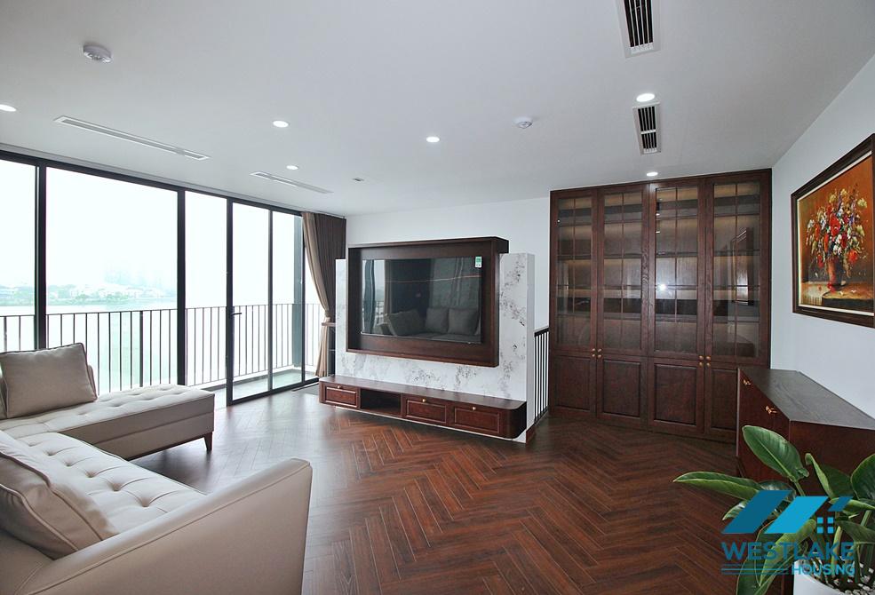 Căn Hộ Duplex 3 Phòng Ngủ Mới, Ban Công Rộng View Hồ Tuyệt Đẹp Cho Thuê Tại Phố Nhật Chiêu, Tây Hồ, Hà Nội