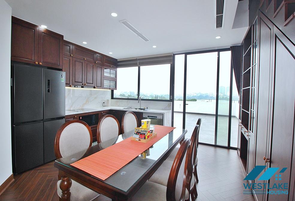 Căn Hộ Duplex 3 Phòng Ngủ Mới, Ban Công Rộng View Hồ Tuyệt Đẹp Cho Thuê Tại Phố Nhật Chiêu, Tây Hồ, Hà Nội