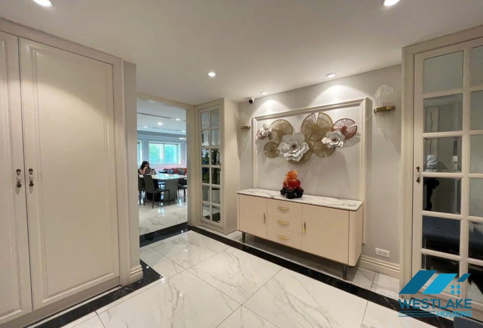 Morden duplex apartment with 4 bedrooms for rent in Ciputra, Tay Ho district, Ha Noi