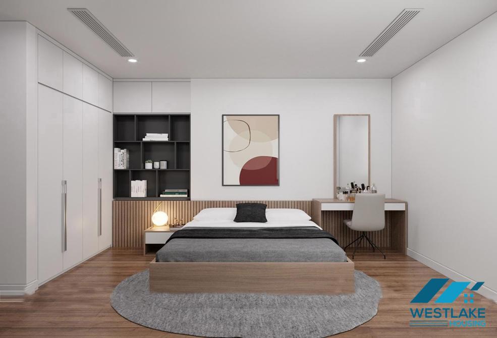A sleek and modern apartment for rent in Sunshine City, Hanoi